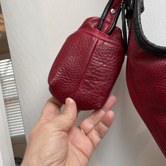 Leather handbag, large shoulder bag! Very Unique!! - Picture 3 of 15